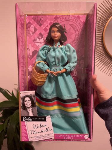 Rare Barbie Signature Inspiring Women Wilma Mankiller Collector Doll