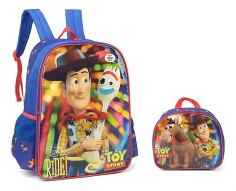 Kit Escolar Toy Story Mochila Costas Lancheira Frete grátis