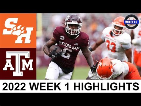 6 Texas A M Vs Sam Houston Highlights College Football Week 1 2022