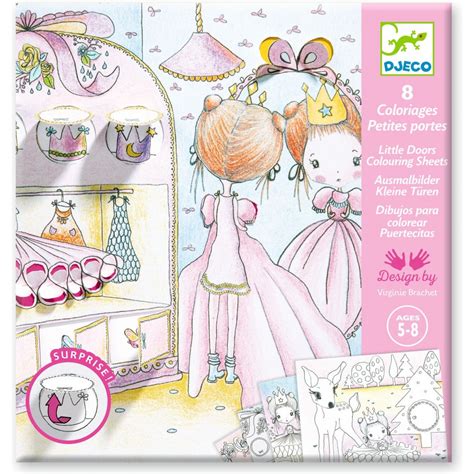 Coffret Coloriages Les Petites Portes De Pupi Djeco