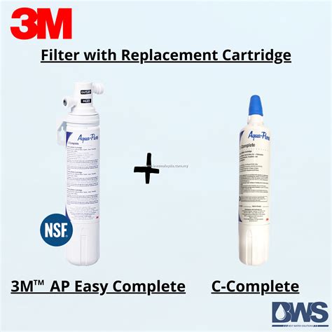 3m Ap Easy Complete Indoor Water Filter With Extra Replacement Cartridge