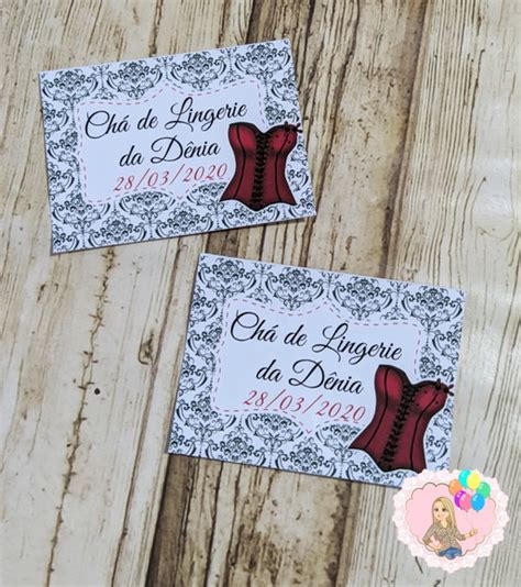 Tag Chá Lingerie Elo Produtos Especiais