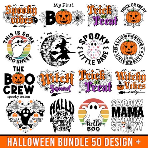 Funny Halloween T Shirt Design Svg And Sublimation Png Design Bundle Witch Svg Halloween