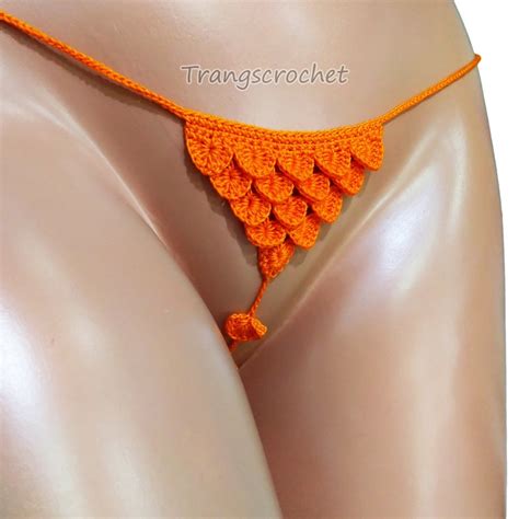 Crochet Extreme Micro G String Bikini Micro Thong Bikini Crotchless Bikiniextreme Bikini