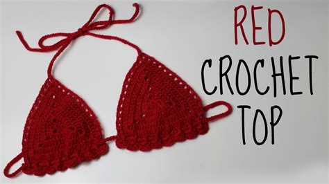 Crochet Bikini Top Adjustable Cups Easy Tutorial YouTube