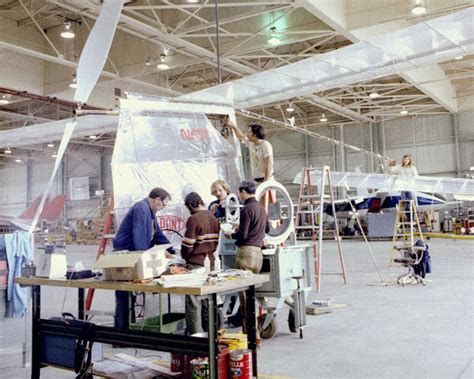 Assembling the Gossamer Albatross II in hangar. - NASA — Google Arts ...