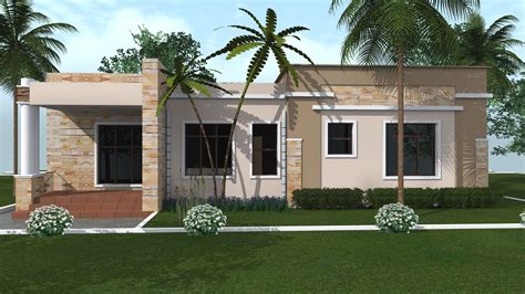 3 Bedroom S House Plan Flat Roofing Id Ma 92 4a4