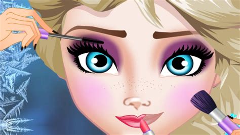 Elsa Makeup School Disney Elsa Frozen Games Make Up Games YouTube