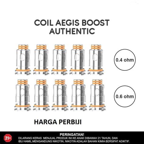 Coil Aegis Boost Authentic Pod Aegis Lazada Indonesia