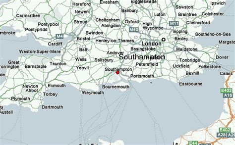 Southampton Port Map