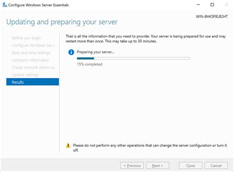 Installing Windows Server Essentials Experience On Windows Server