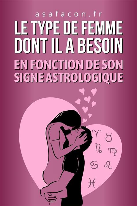 Le Type De Femme Dont Il A Besoin En Fonction De Son Signe Astrologique