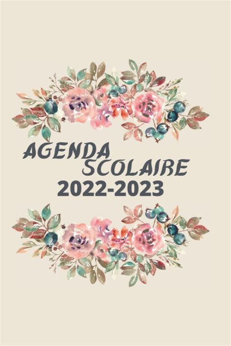 Buy Agenda Scolaire Calendrier Cours D Tudes Objectifs