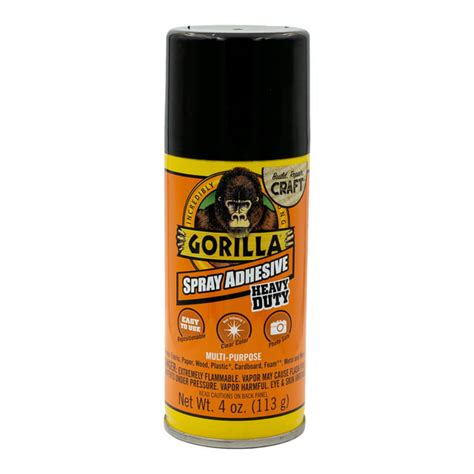 Gorilla Glue Adhesive Spray 1 Each 4 Fl Oz