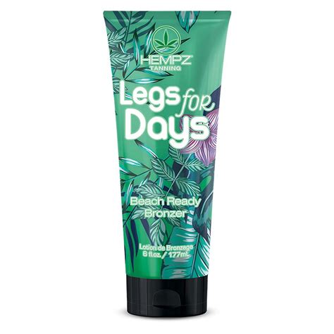 Hempz Legs For Days Tanning Dha Bronzer Pure Natural Hemp Tan Lotion