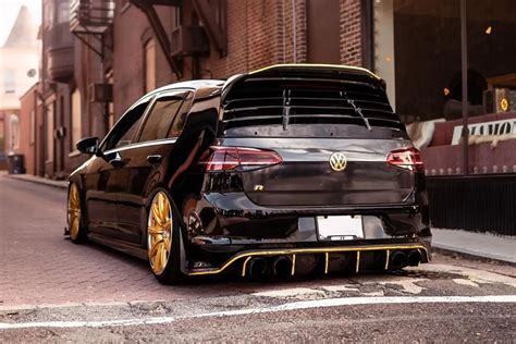 Volkswagen Golf Vii Mk Gti Rear Window Louver Sunshade Spoiler Surface