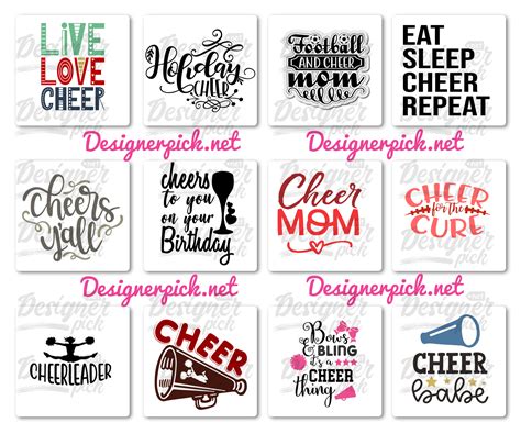 350 Cheer Svg Bundle Best Quality Design Bundle