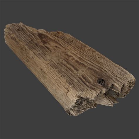 3D Model Wood Plank Debris VR AR Low Poly CGTrader