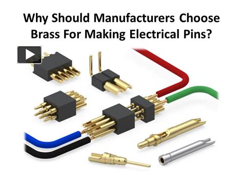 PPT Benefits Of Using Brass In Plug Pins PowerPoint Presentation