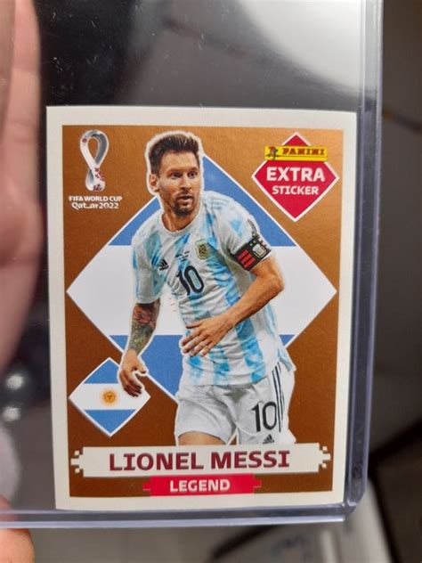 Panini Wc Qatar Lionel Messi Extra Sticker Bronze Catawiki