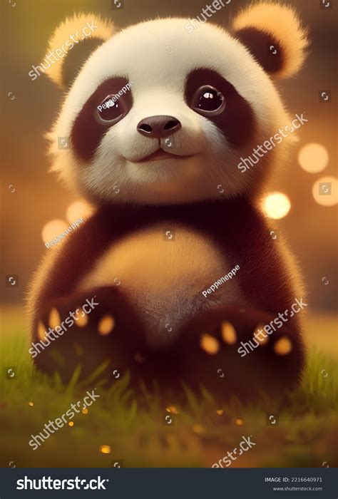 Cartoon Baby Panda Wallpaper