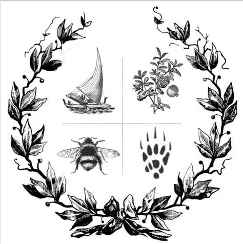 Symbolic family crest - tattoo design | Family crest tattoo, Crest ...