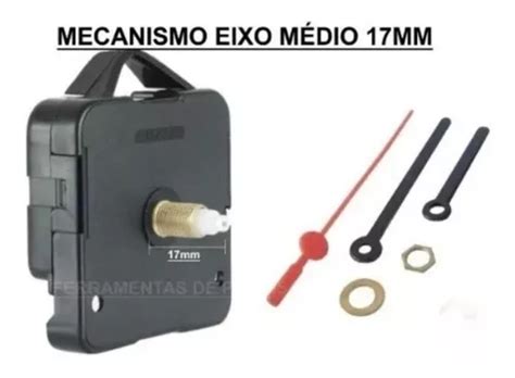 Mecanismos Rel Gio Parede Eixo Medio Mm Tictac Maquina