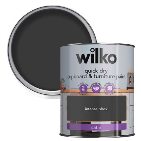 Wilko Quick Dry Cupboard Furniture Paint Hardwearing Finish 750ml