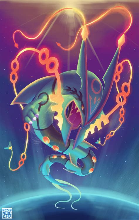 Mega Rayquaza By Theangeldragon On Deviantart