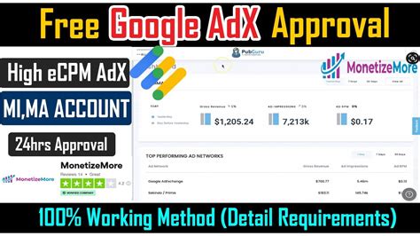 How To Get Google Adx Approval Monetizemore Monetizemore Adx