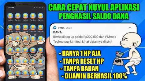 Cara Nuyul Event Aplikasi Penghasil Saldo Dana Nuyul Tapcoin Terbaru