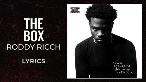 Roddy Ricch The Box Lyrics Pour Up The Whole Damn Seal Tiktok