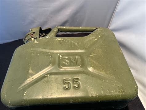 Vintage German Military Jerry Can Container 10 Liter 2 1 2 Gallon