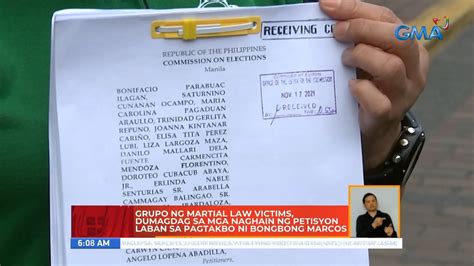 Grupo Ng Martial Law Victims Dumagdag Sa Mga Naghain Ng Petisyon Laban