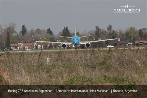 Boeing Aerolineas Argentinas Cubriendo La Ruta Ros Mdz Aeropuerto