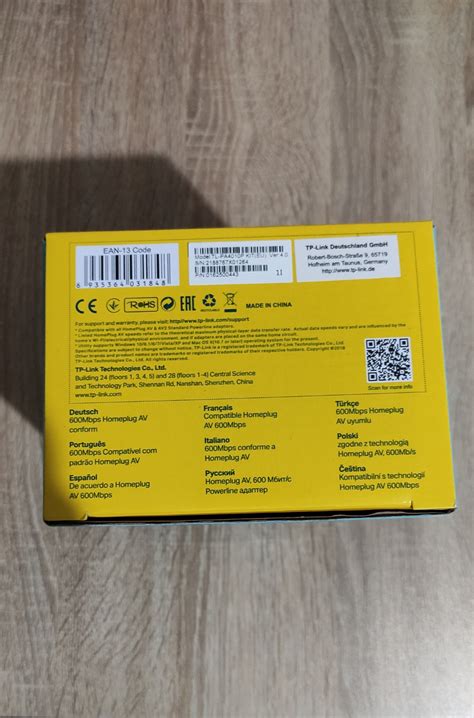 TP-LINK TL-PA4010P KIT v4 Powerline Διπλό με Passthrough Πρίζα και Θύρα ...
