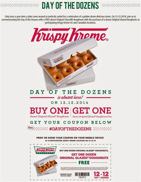 Barbara S Beat Bogo Free Dozen Krispy Kreme Dougnuts