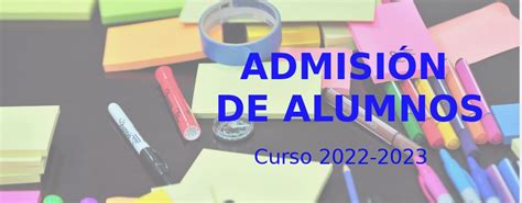 Procedimiento De Admisi N De Alumnos Ies Fuente Fresnedo