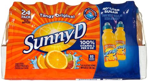 Sunny D Tangy Original Orange Flavored Citrus Punch Drink With Other