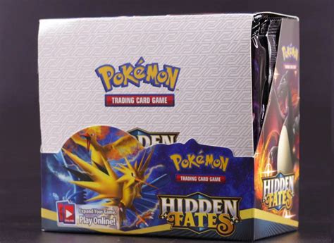 SEALED Pokemon Booster Box Hidden Fates 36 Booster Packs Etsy