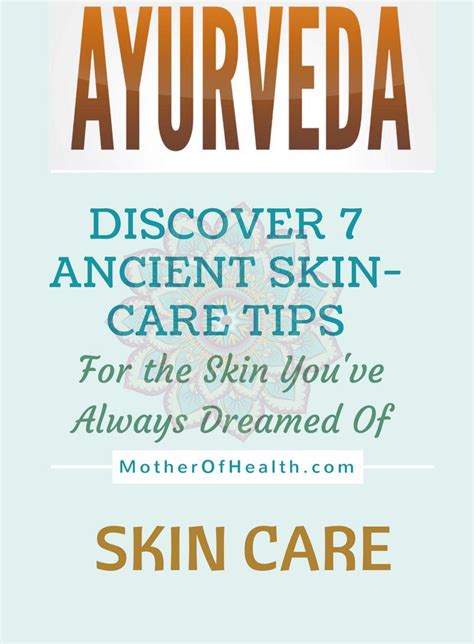 Ayurveda And Skin Care Tips On How To Care For Your Skin Type Ayurveda Ayurvedic Skin Care