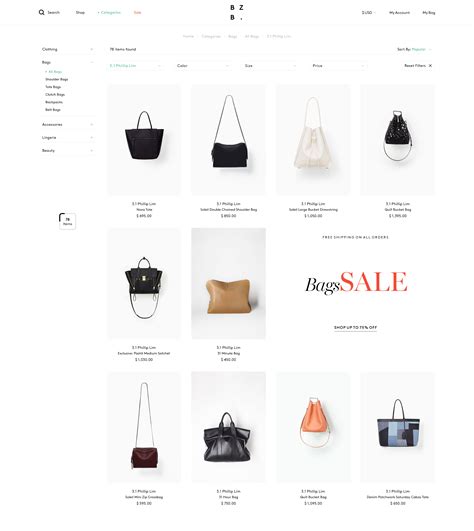 Bzb product list page Ecommerce Website Design, Website Design Layout ...