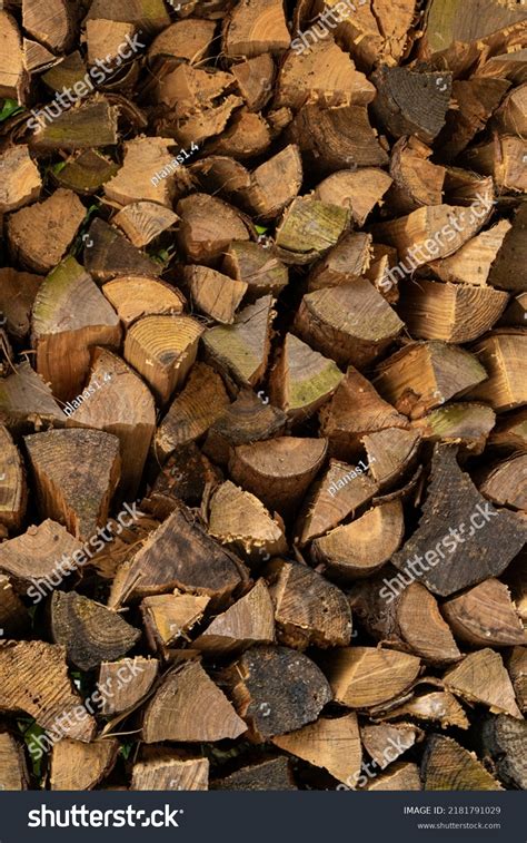 Stacked Firewood Backgrounds Web Graphics Stock Photo 2181791029