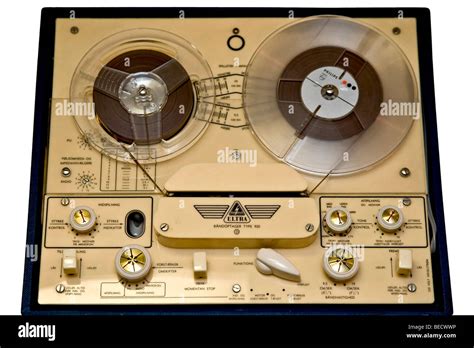 Old reel to reel tape recorder Stock Photo, Royalty Free Image ...