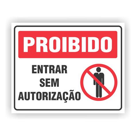 Placa Proibido Entrada De Pessoas Sem Camisa Produtos Elo7