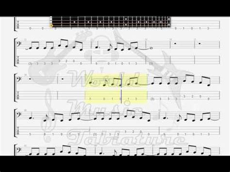 Dio Rainbow In The Dark BASS GUITAR TAB YouTube