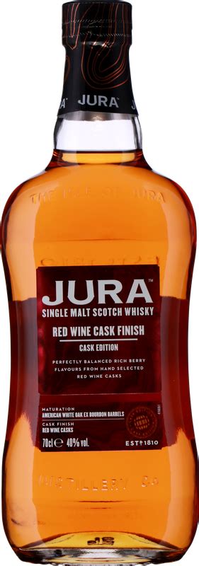 Jura Red Wine Cask Single Malt Scotch Whiskey Im Geschenkkarton Somni