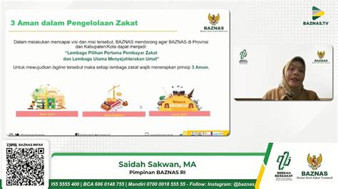 Baznas Tekankan Pentingnya Prinsip A Dalam Pengelolaan Zakat Baznas