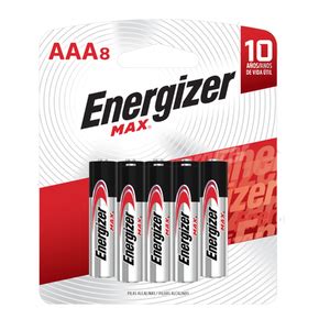 Pilha AAA Palito Max Energizer 8 Unidades Leroy Merlin