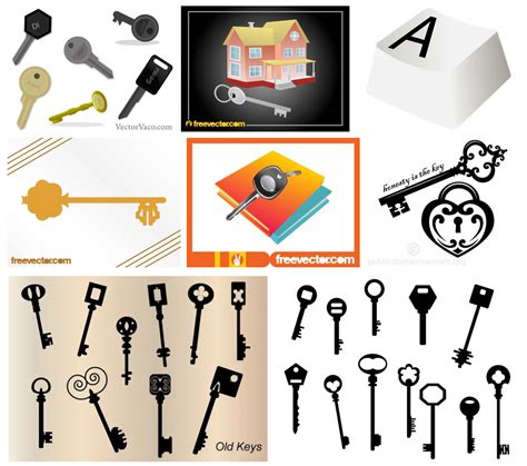 Unlocking Creativity With Key Vector Art 123freevectors